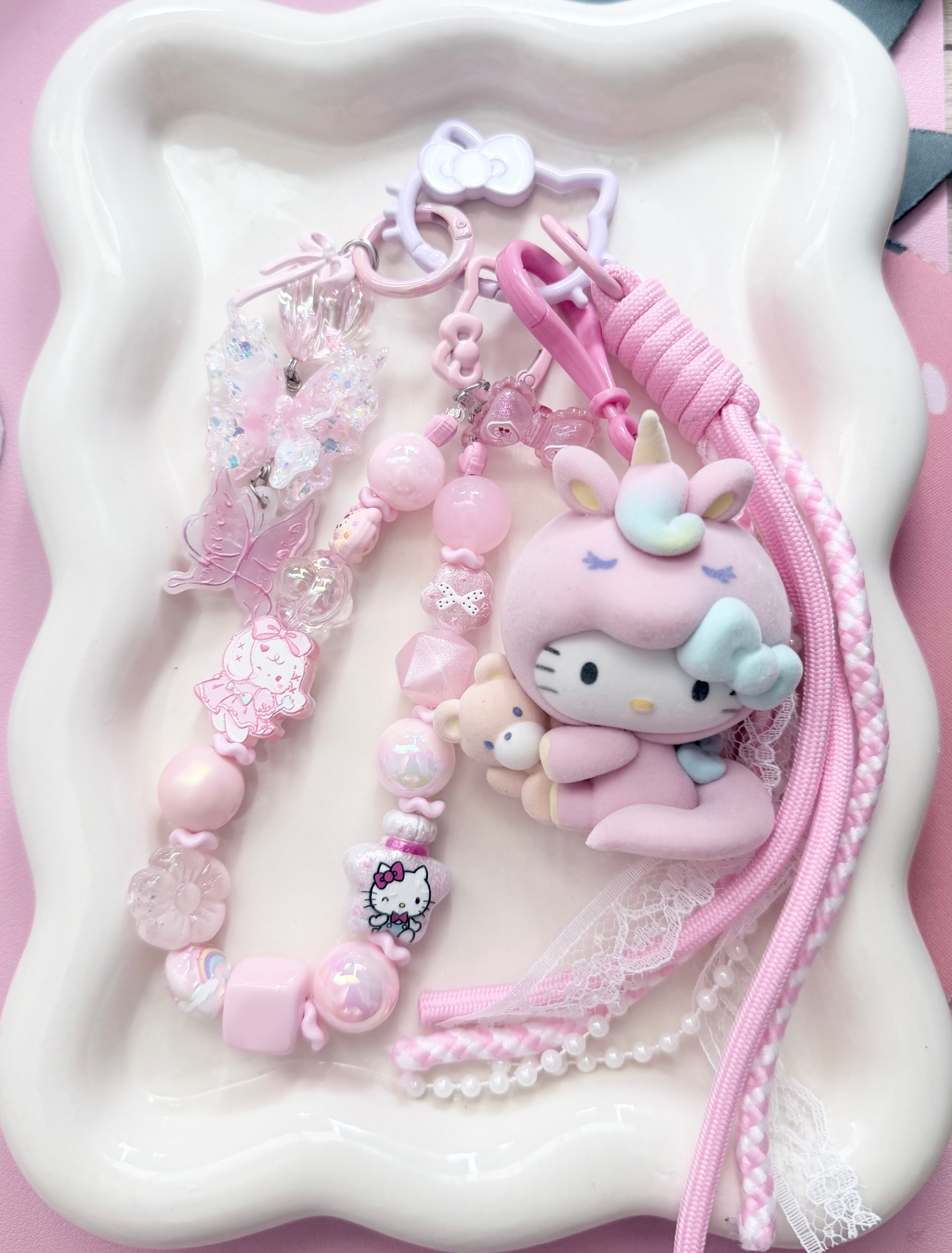HK Unicorn Wristlet Charm