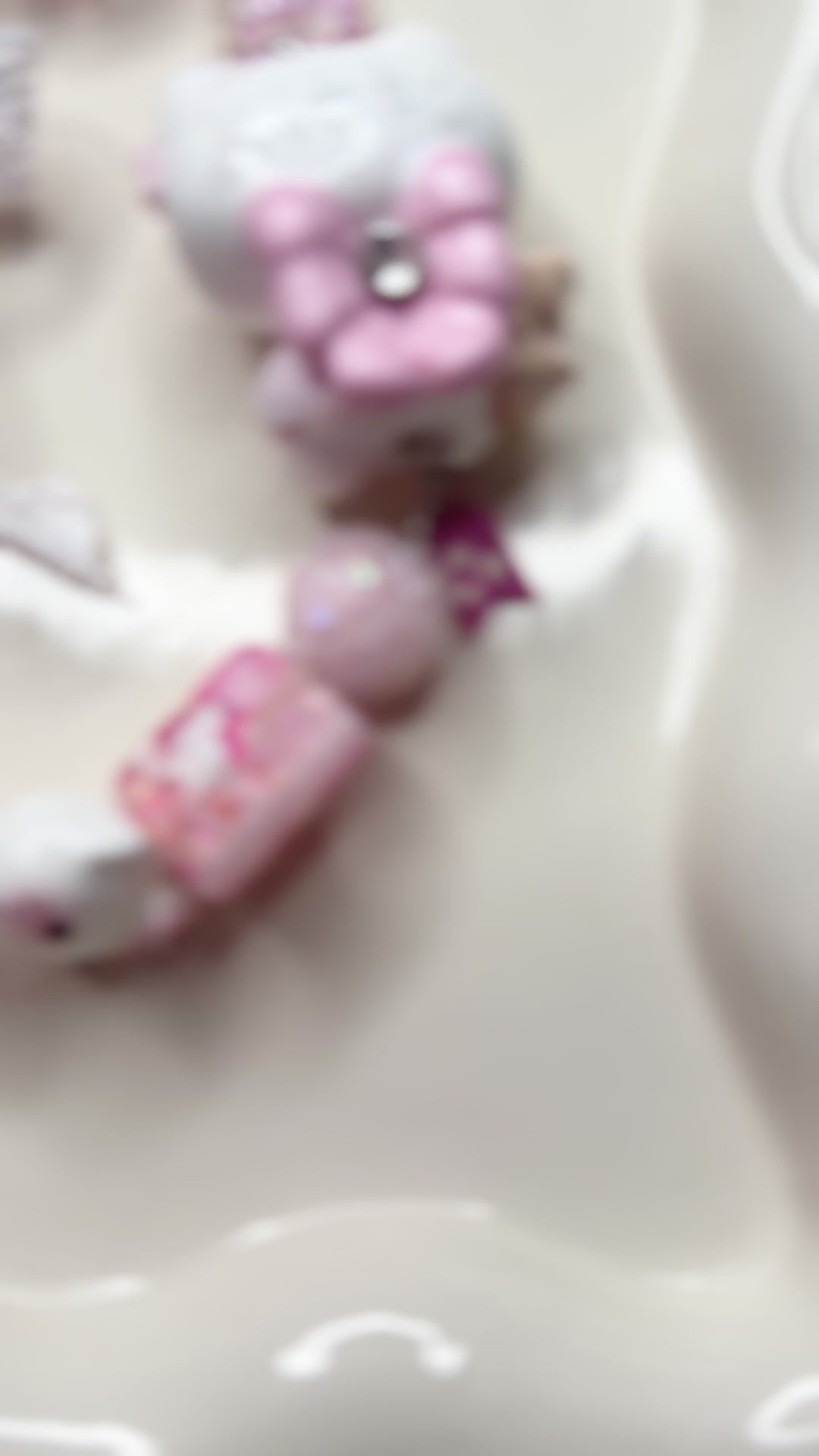 HK Teddyfriend Wristlet Charm